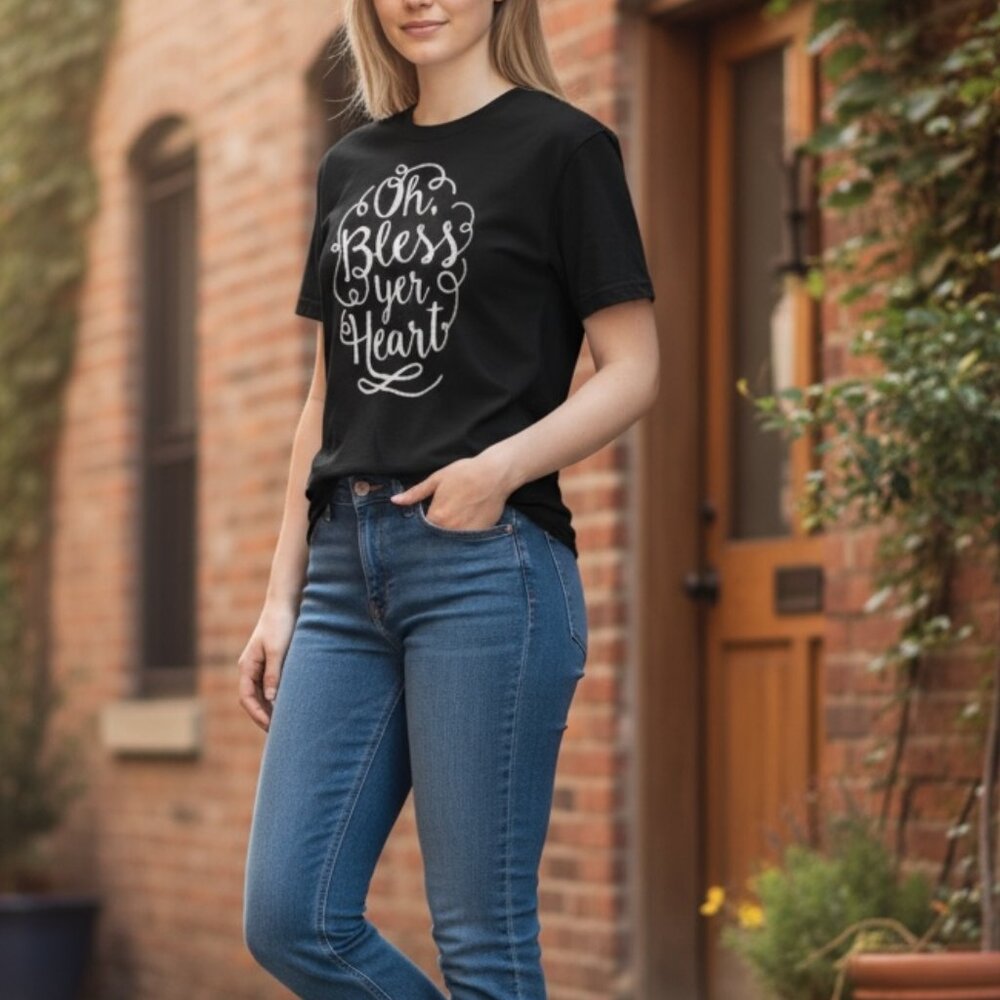 Bless Yer Heart T-Shirt New Juniors M - Picture 4 of 4